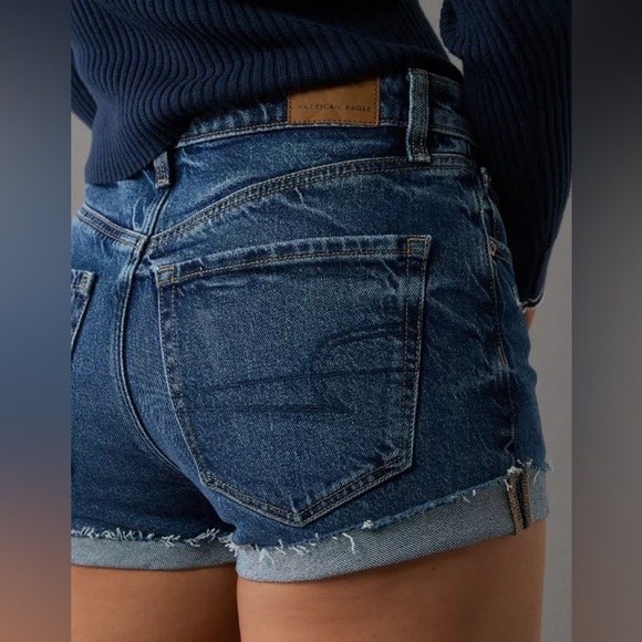 American Eagle Stretch Denim Perfect Shortie – Size 0 – NWT - Picture 3 of 5